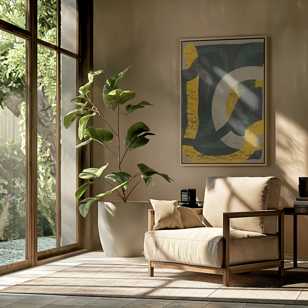 Canvas print - Jungle At Day in the livingroom