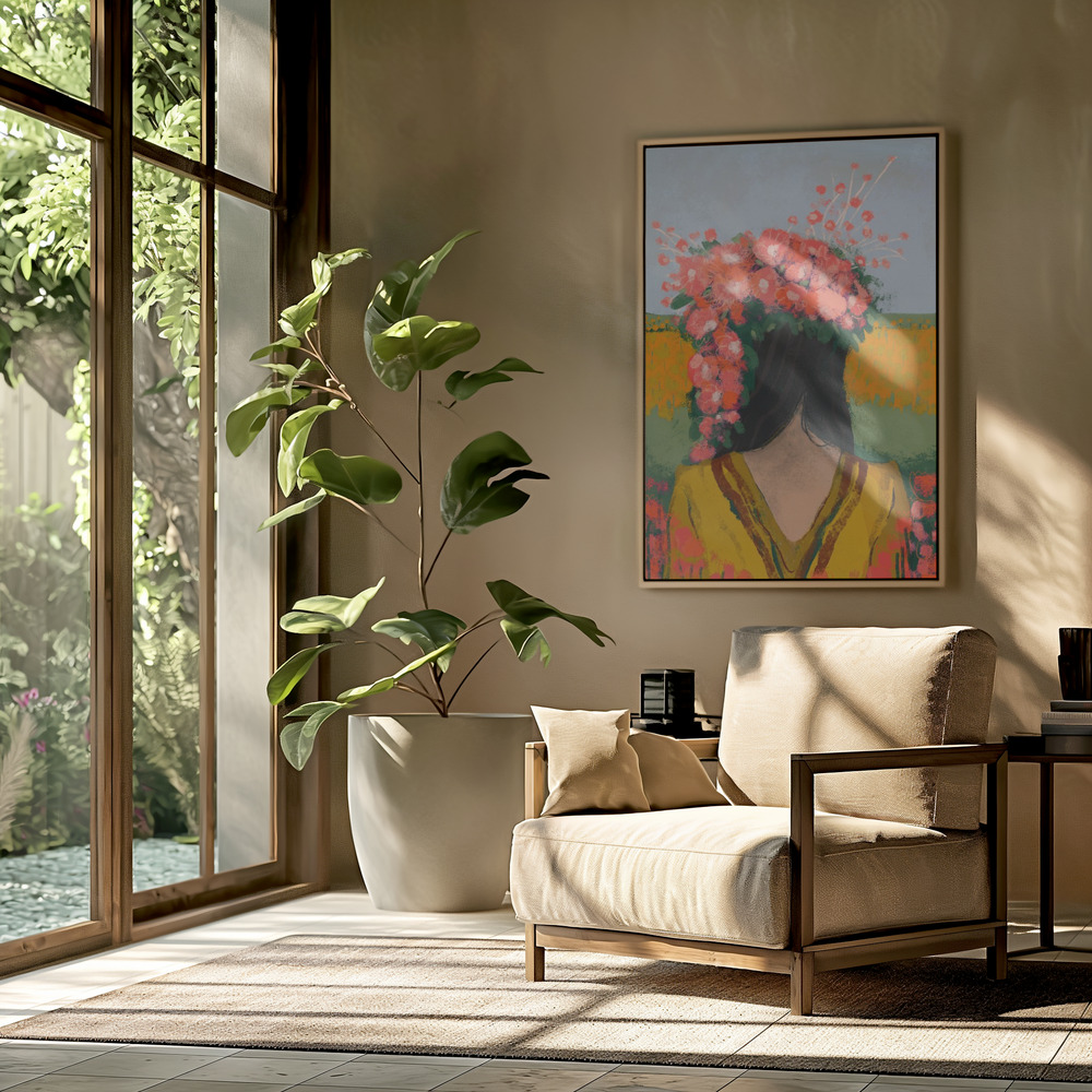 Canvas print - Like The First Day in the livingroom