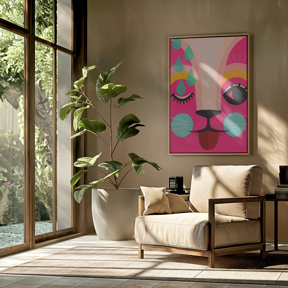 Canvas print - Neon! in the livingroom