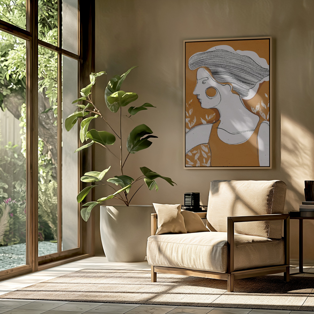 Toile - A Day In October dans le salon
