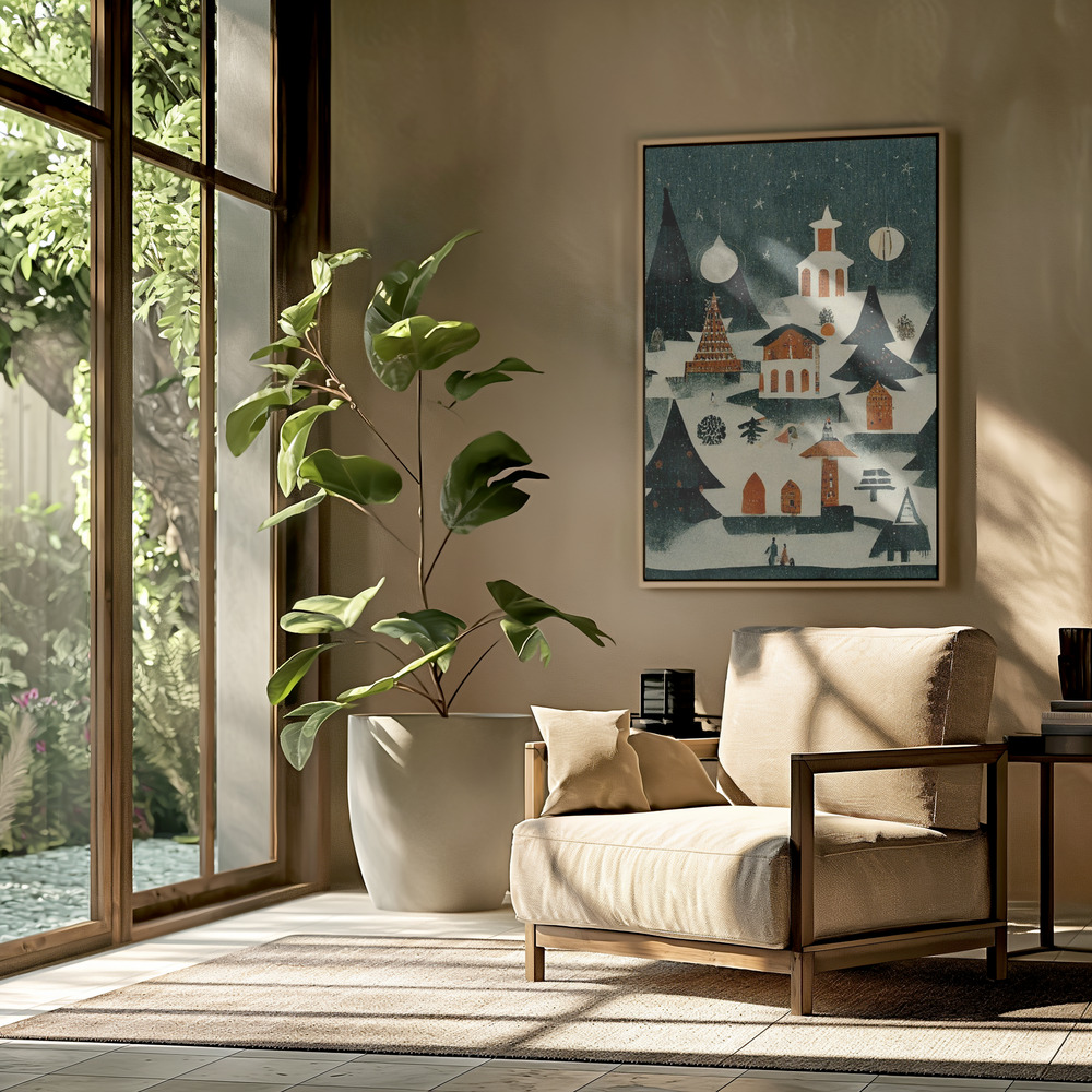 Toile - Before Christmas dans le salon