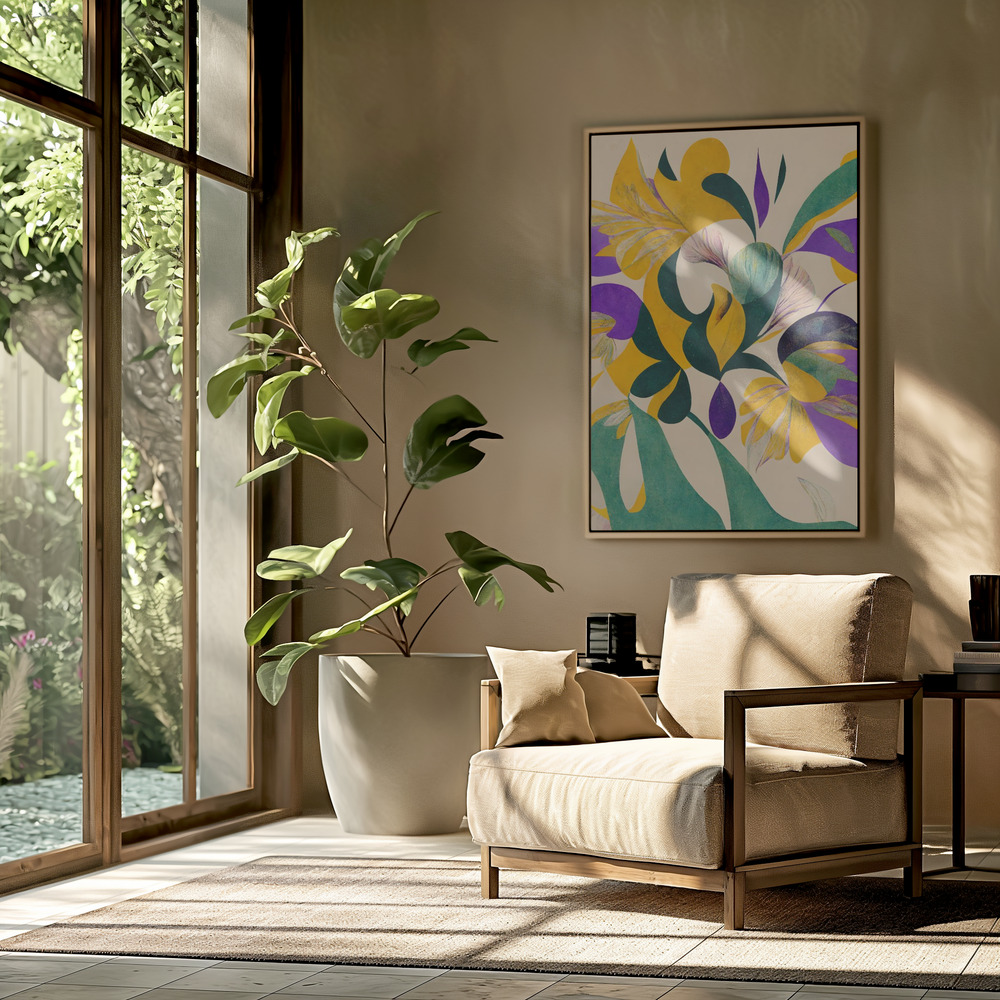 Toile - Spring flowers dans le salon