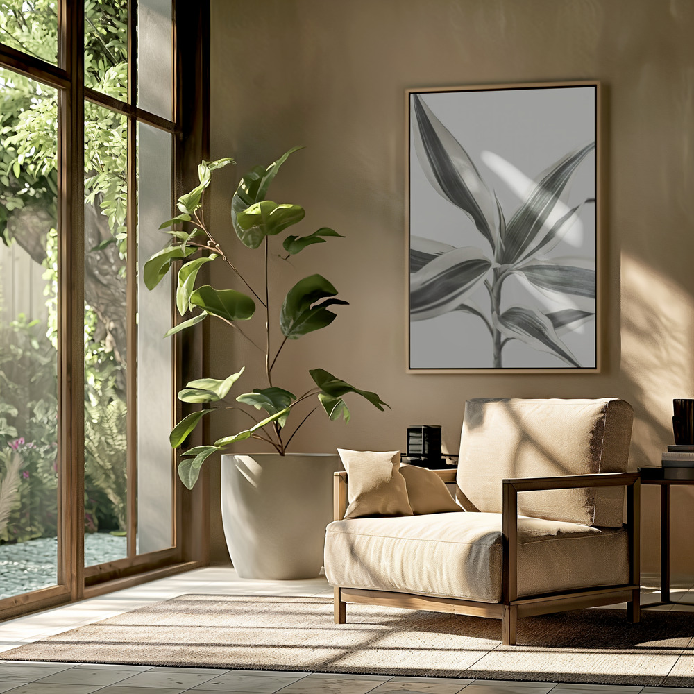 Canvas schilderi - Foliage in de woonkamer