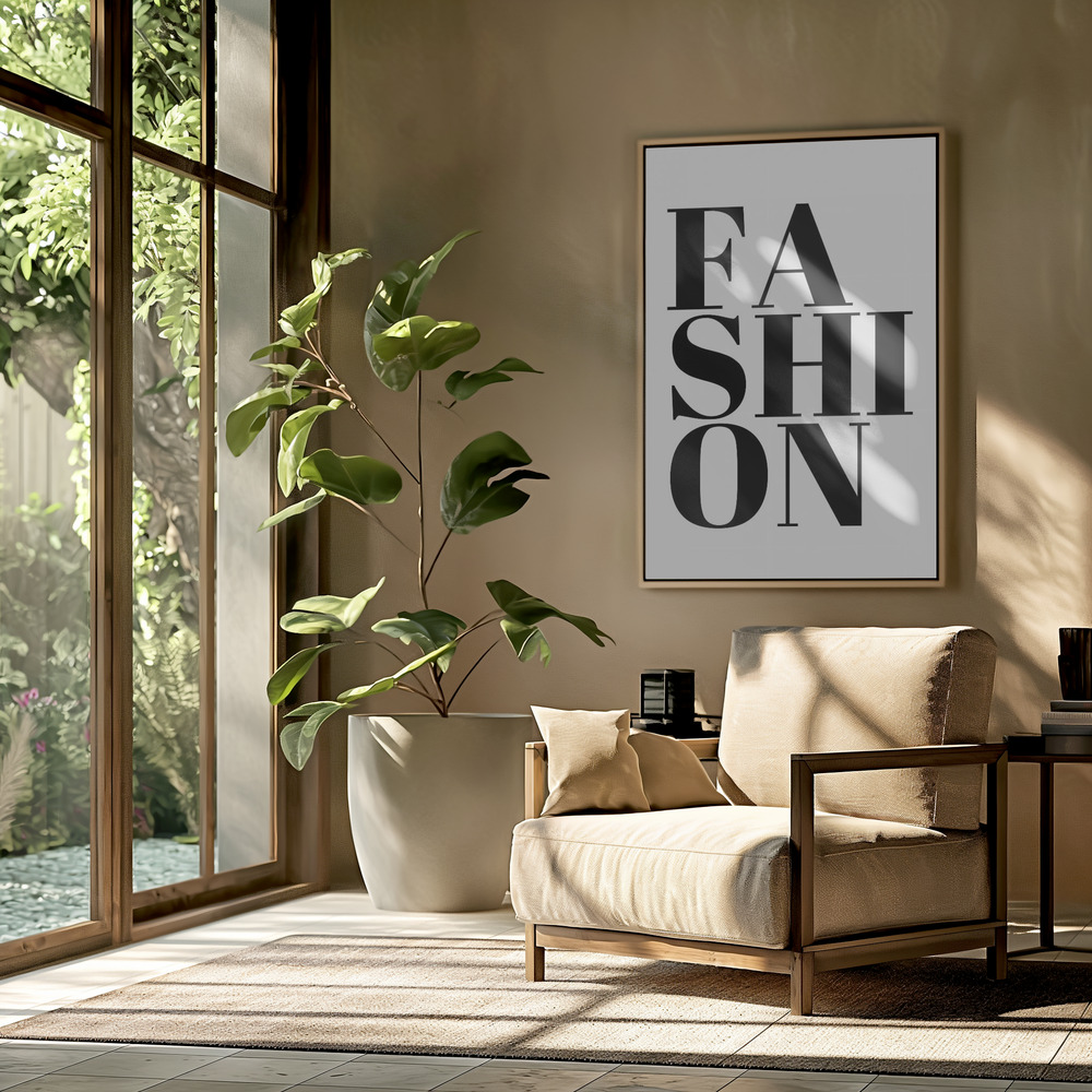 Canvas print - FASHION in the livingroom