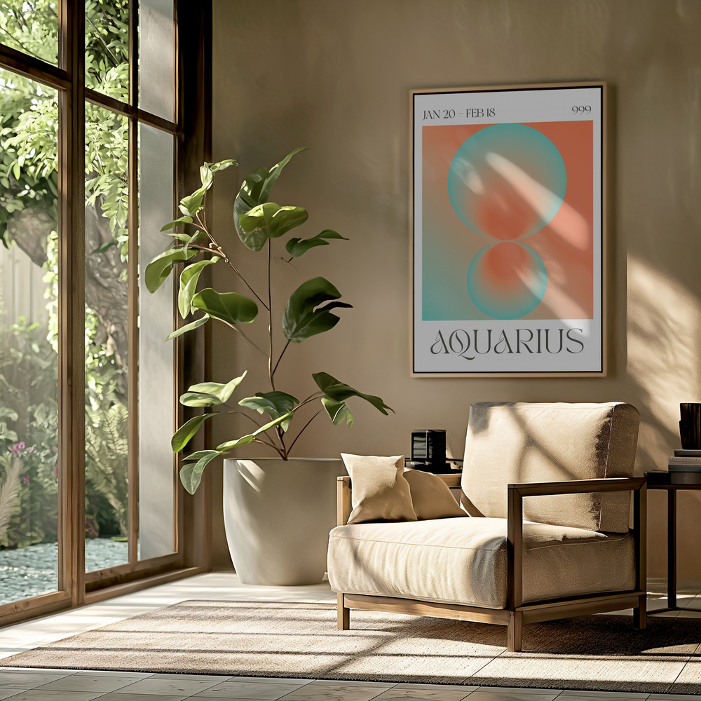 Toile - Aquarius dans le salon