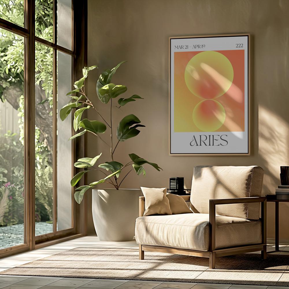 Toile - Aries dans le salon