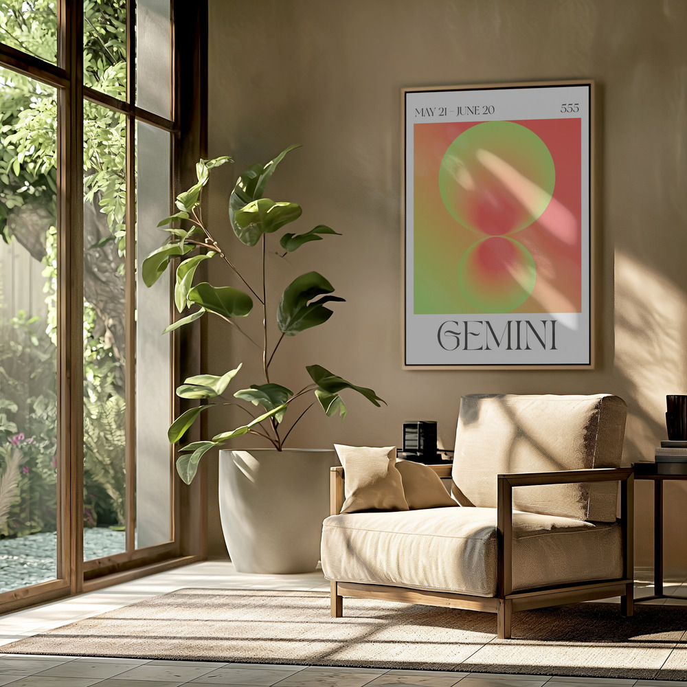Toile - Gemini dans le salon