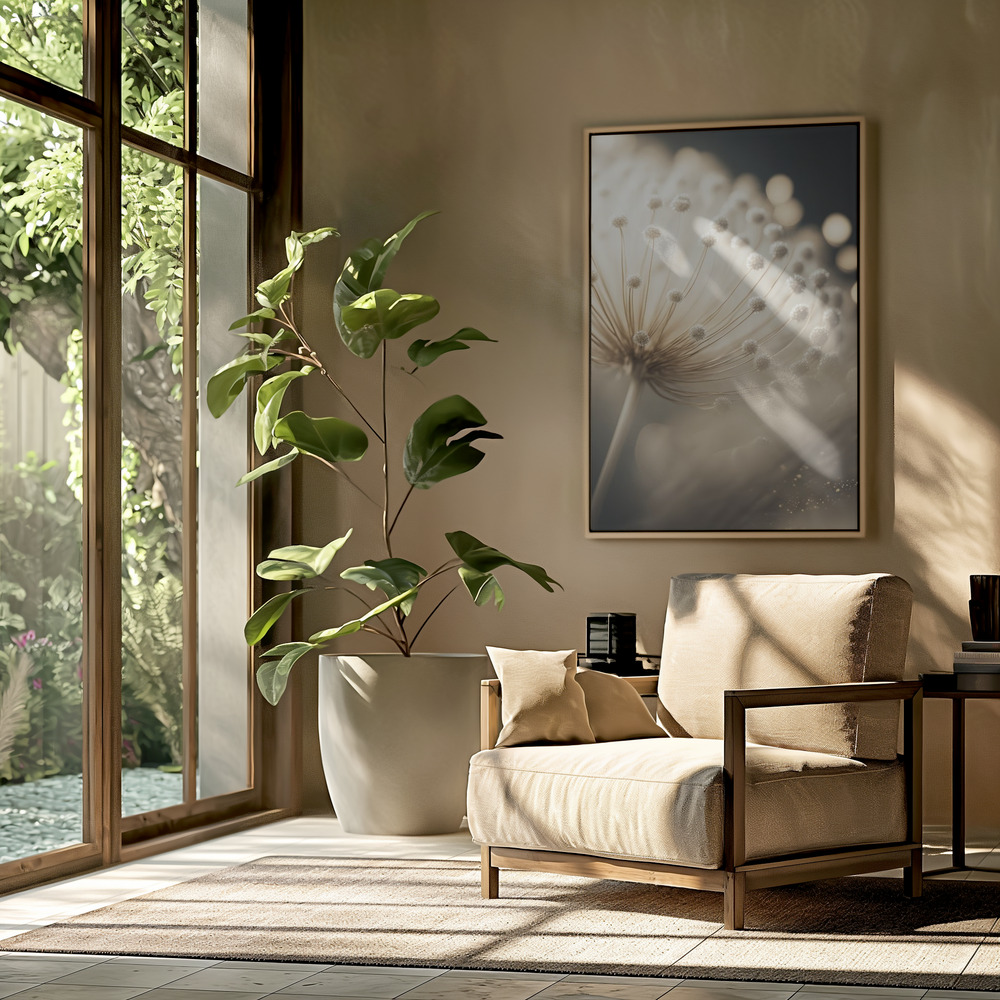 Canvas schilderi - Little Pompoms in the livingroom