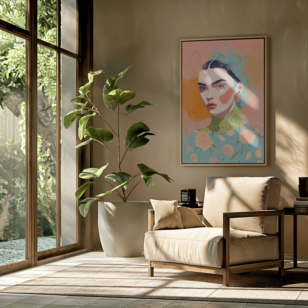 Canvas print - Fashion Moments in the livingroom
