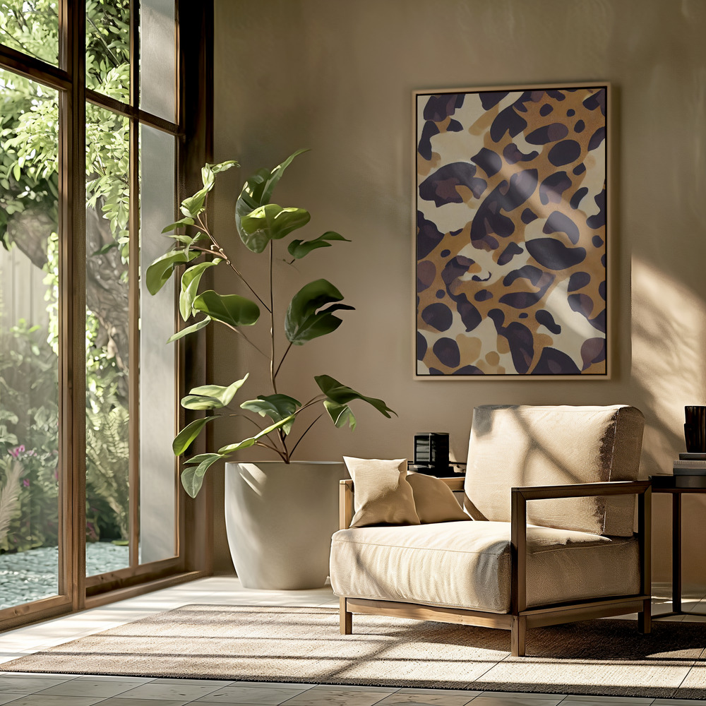 Toile - Leo Pattern dans le salon