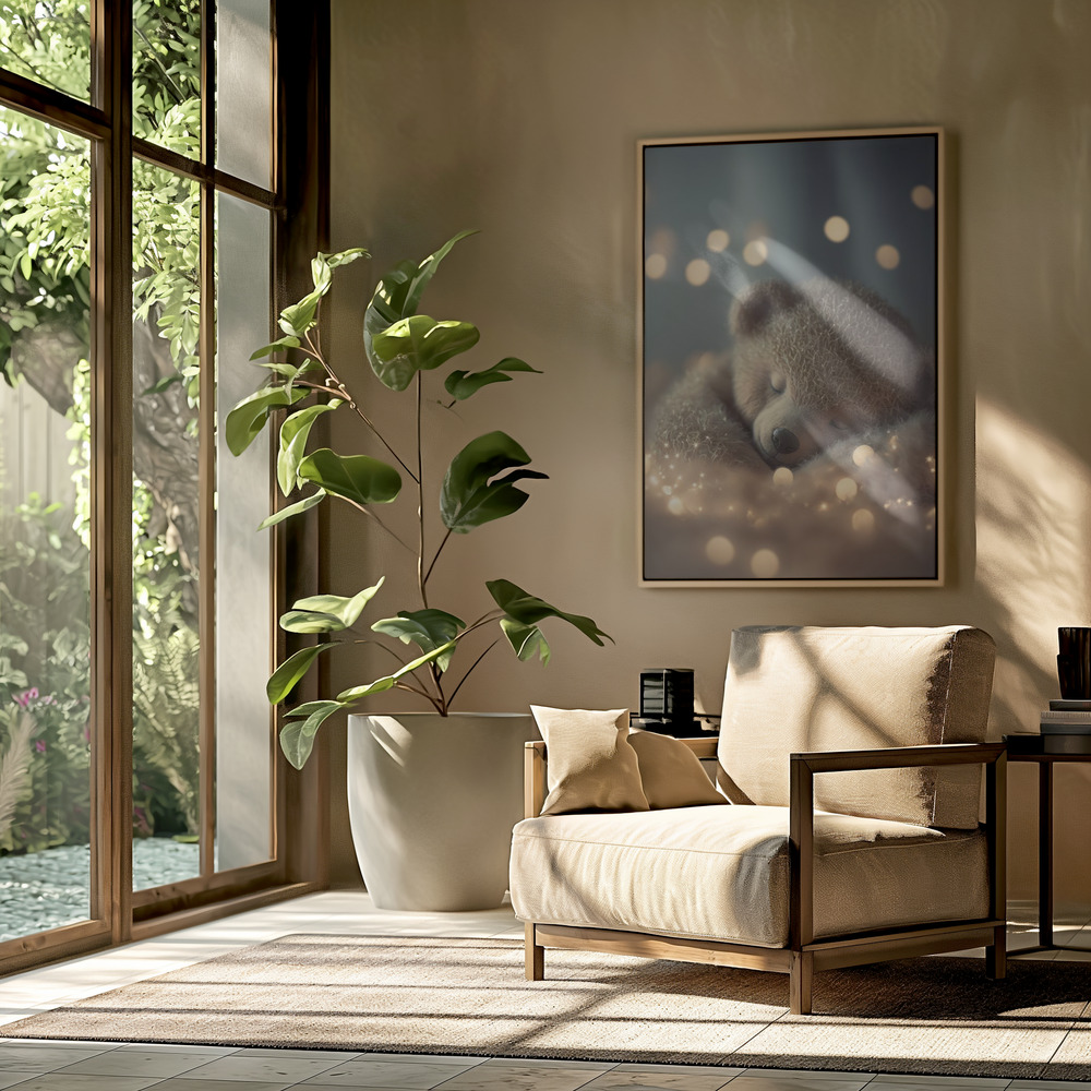 Toile - My Sleeping Teddy dans le salon