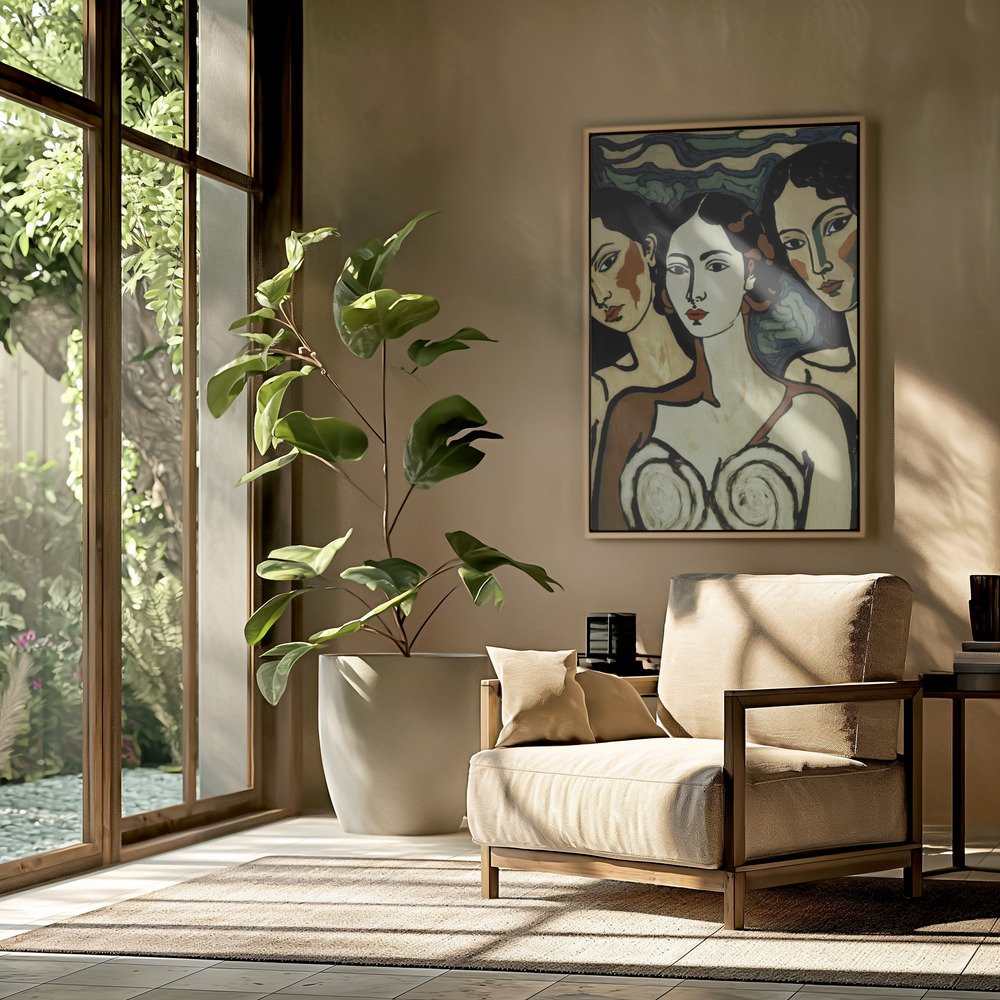 Canvas print - The Soul Sisters in the livingroom