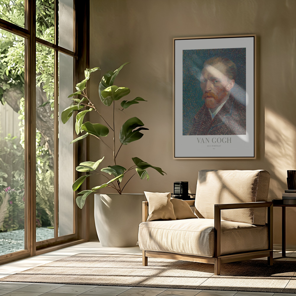 Toile - Self-Portrait dans le salon