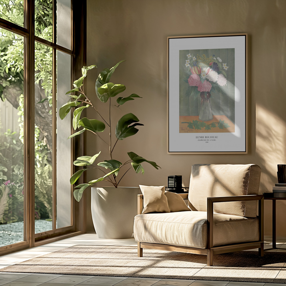 Canvas taulu - Flowers In a Vase olohuoneessa