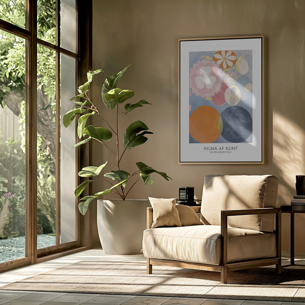 Canvas schilderi - The Ten Largest No.2 Poster - in de woonkamer