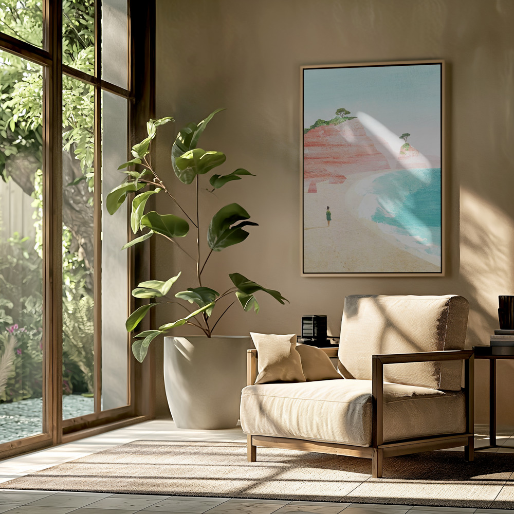 Toile - Beach Girl iv dans le salon