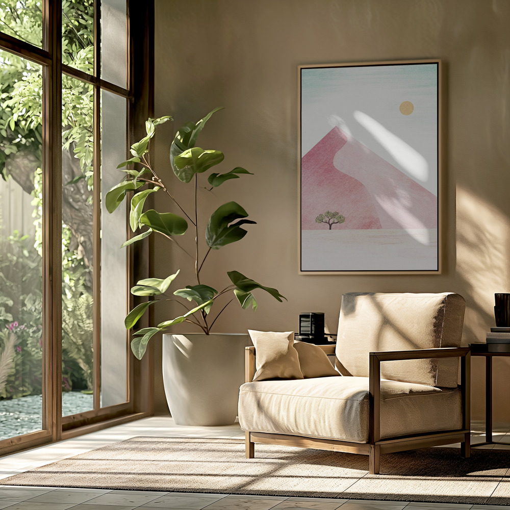 Toile - Sossuvlei dans le salon