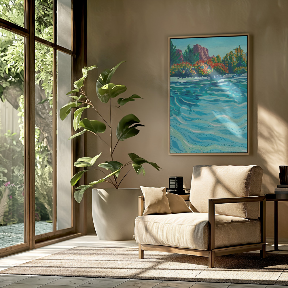 Canvas print - Sedona in the livingroom