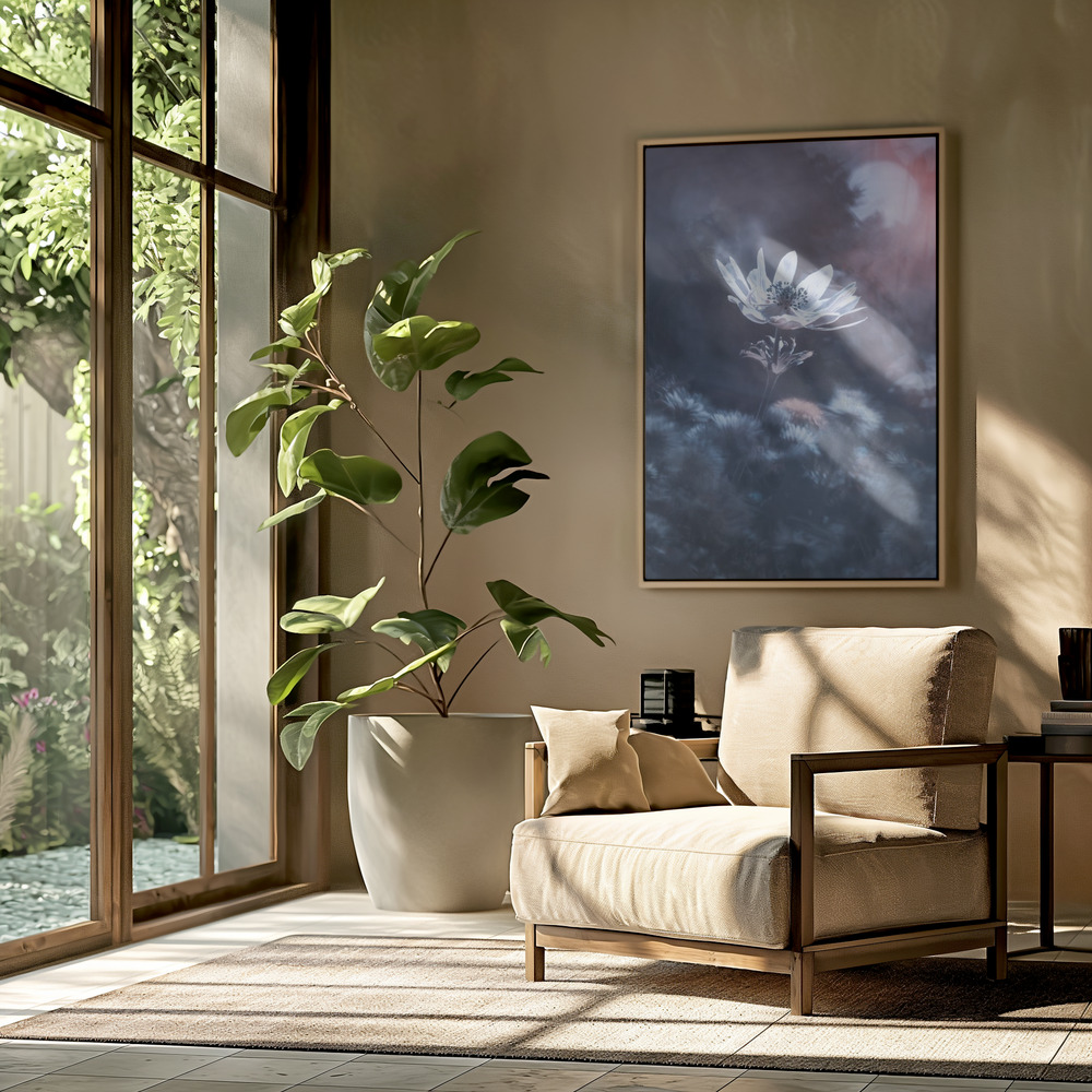 Canvas print - The divine sound of creation in the livingroom