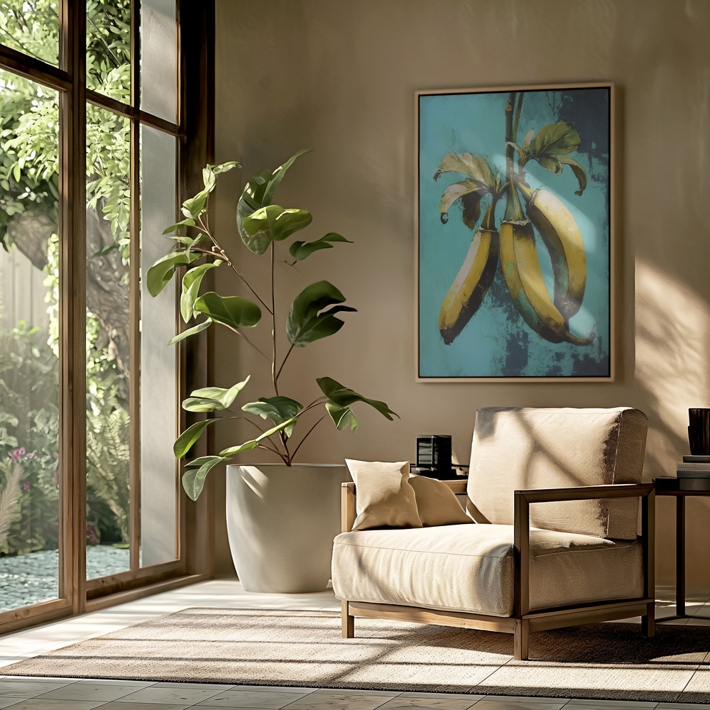 Canvas taulu - Ancient Bananas olohuoneessa