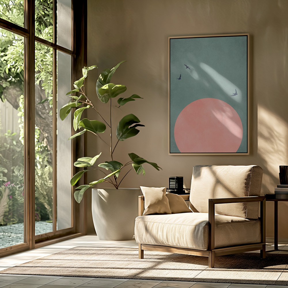 Canvas print - A Beautiful Day in the livingroom