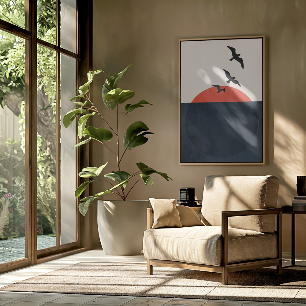 Canvas print - Sunset Breeze in the livingroom