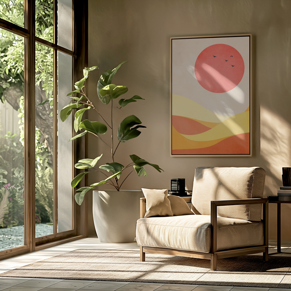 Canvas print - Sweet Harmony in the livingroom