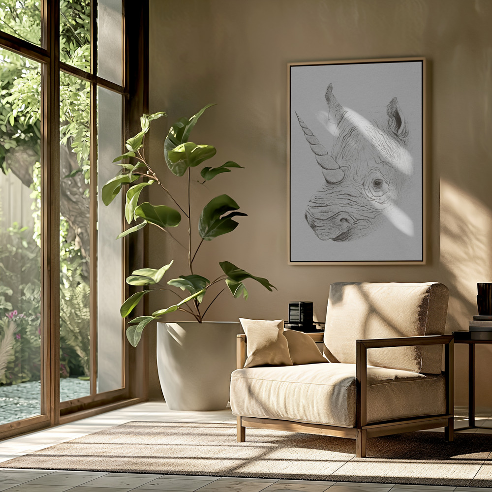 Canvas print - Rhinoplasty in the livingroom