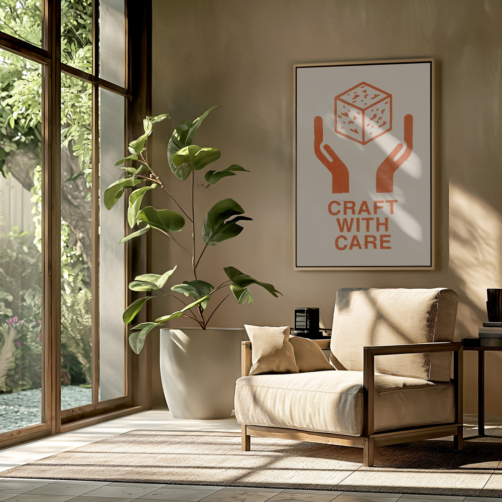 Toile - Craft With Care Nº1 dans le salon