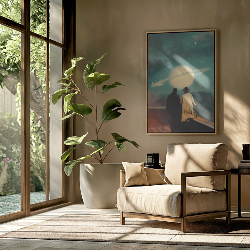 Canvas print - Together Through Storms in the livingroom