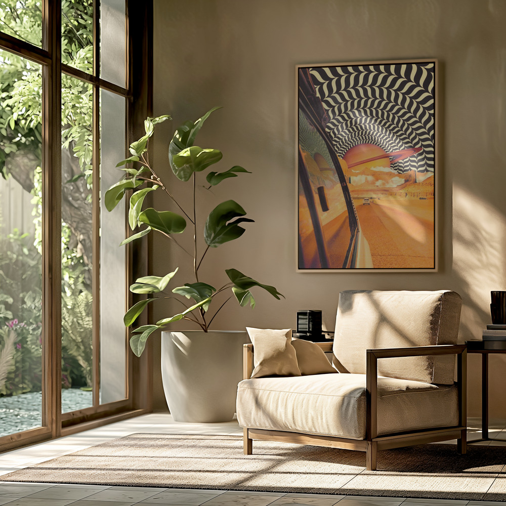 Canvas schilderi - The Real Road Trip II in de woonkamer