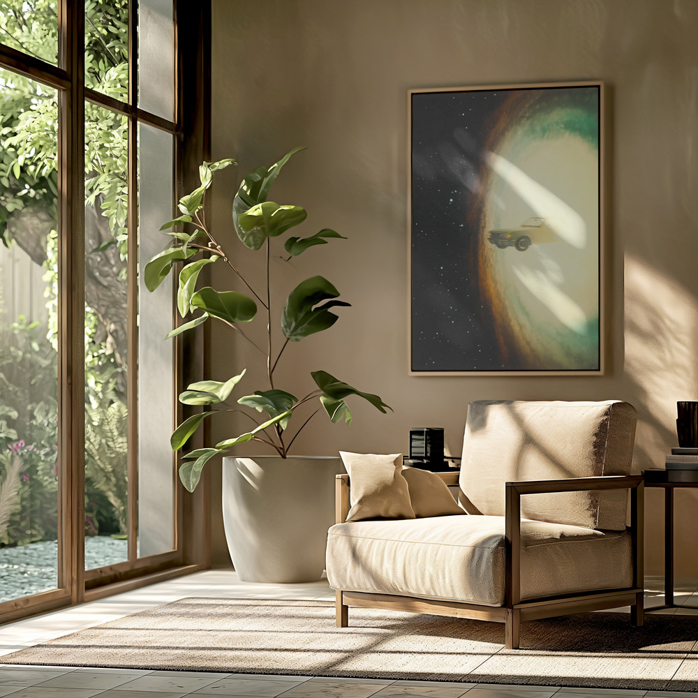 Canvas print - Coming In Hot in the livingroom