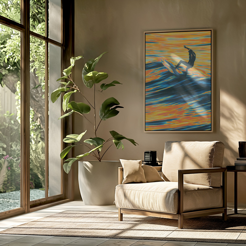 Toile - Surf Trip dans le salon