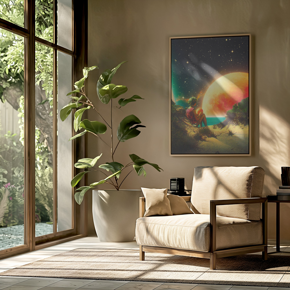 Canvas print - Hope in the livingroom