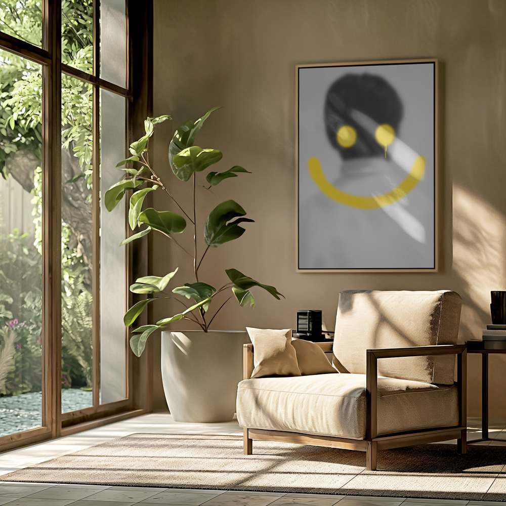 Toile - Smile dans le salon