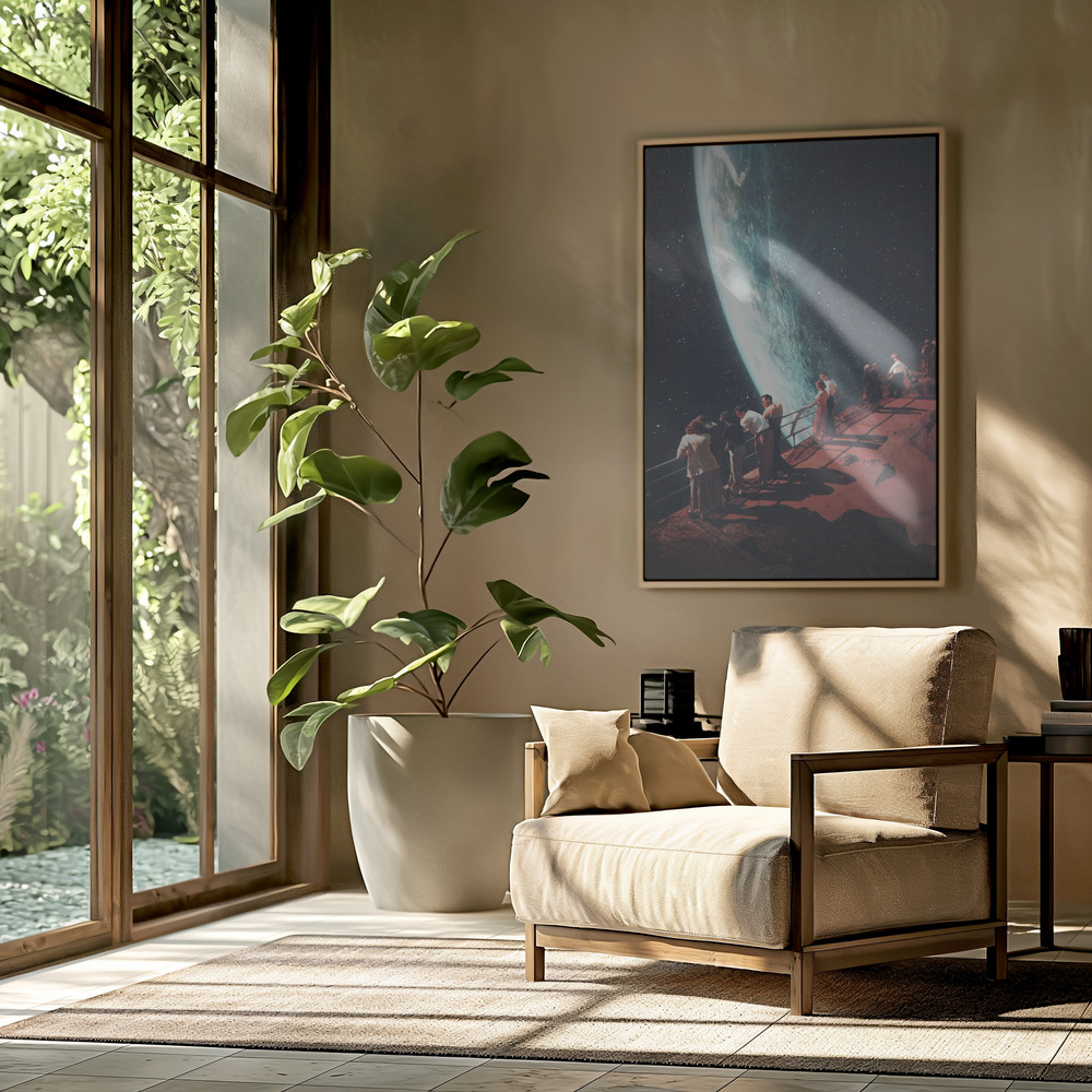 Toile - Missing the Ones We Left Behind dans le salon