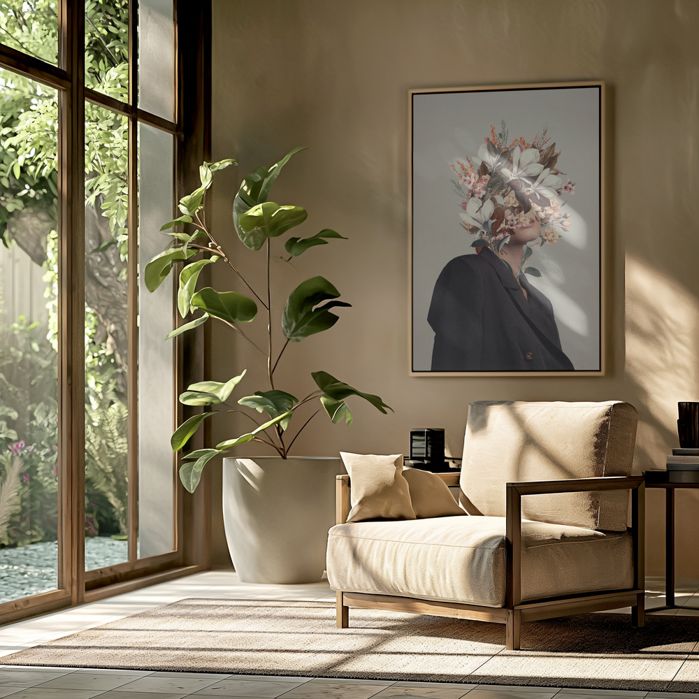Toile - Infinite Moments Infinite Autumns dans le salon
