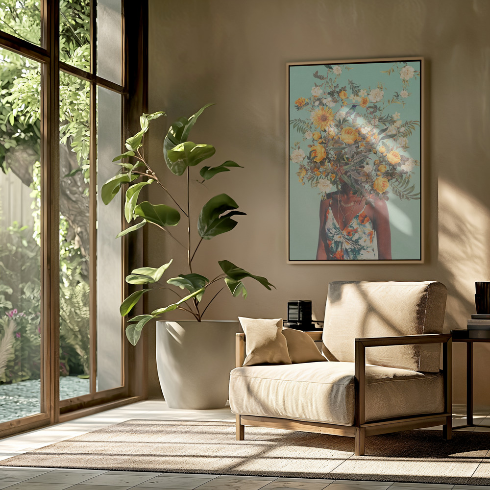Toile - You Loved Me a Thousand Summers Ago dans le salon