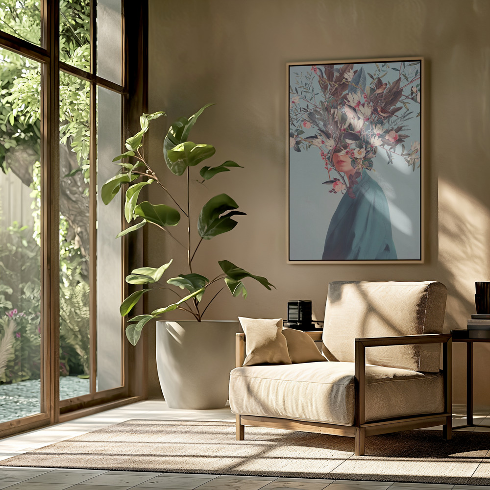 Toile - I Was Hidden but You Saw Me dans le salon