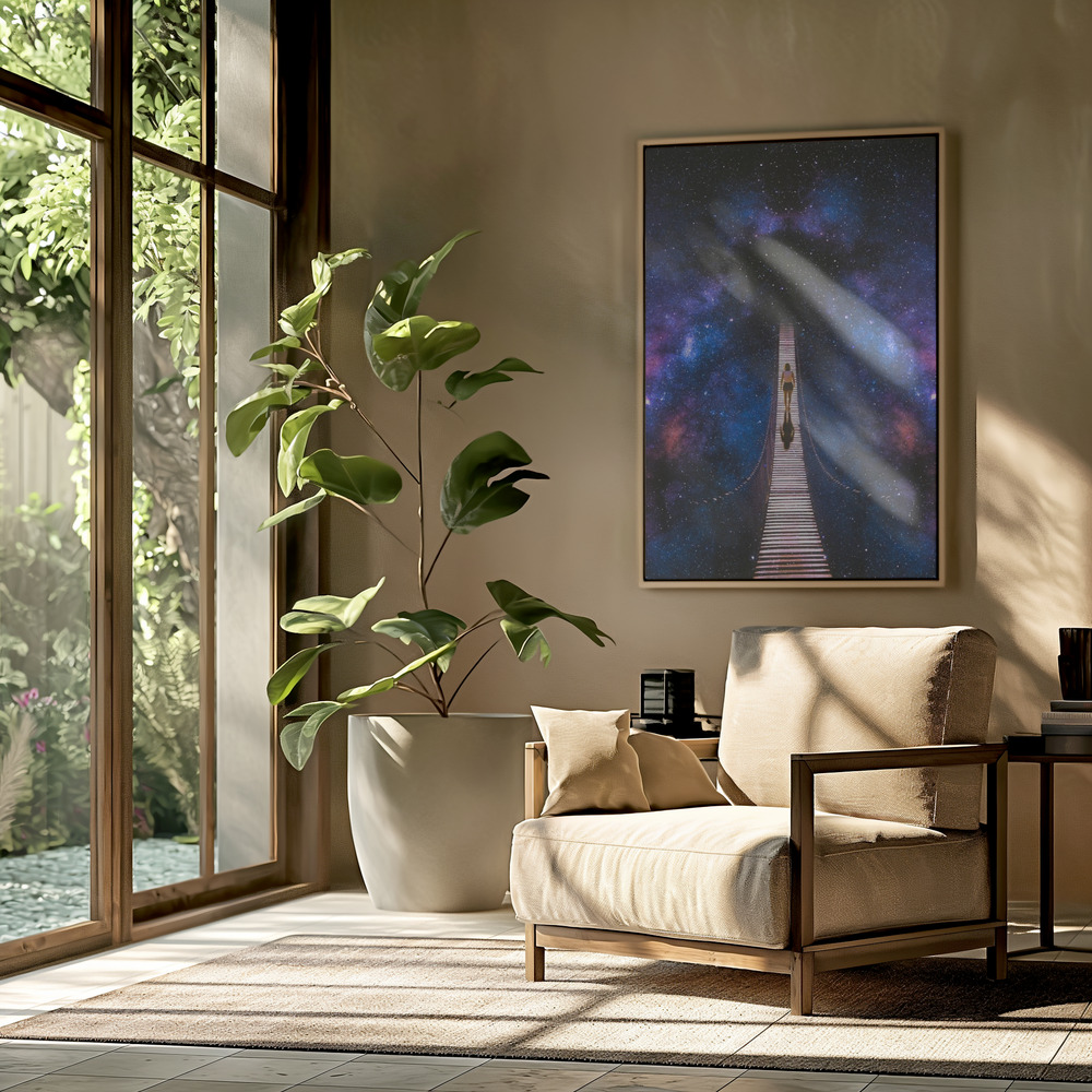 Canvas print - Infinity in the livingroom