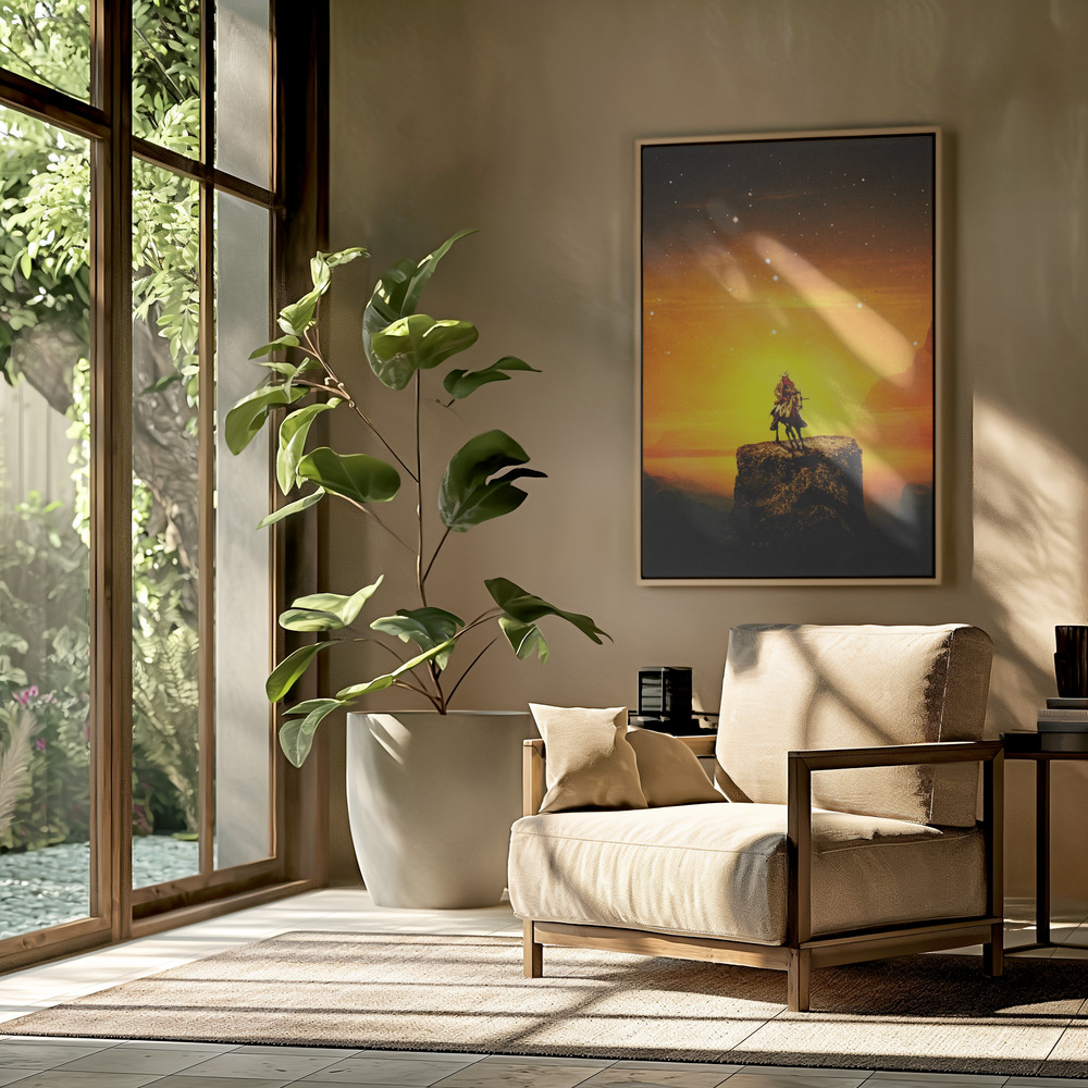 Toile - Cowboy III dans le salon