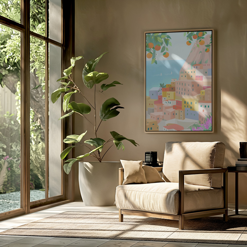 Toile - Amalfi dans le salon