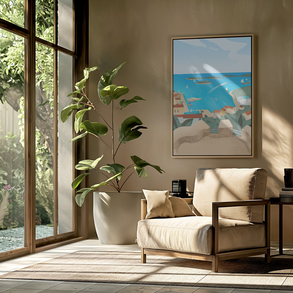 Toile - Hvar Island dans le salon