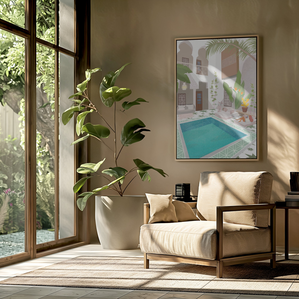 Toile - Riad dans le salon