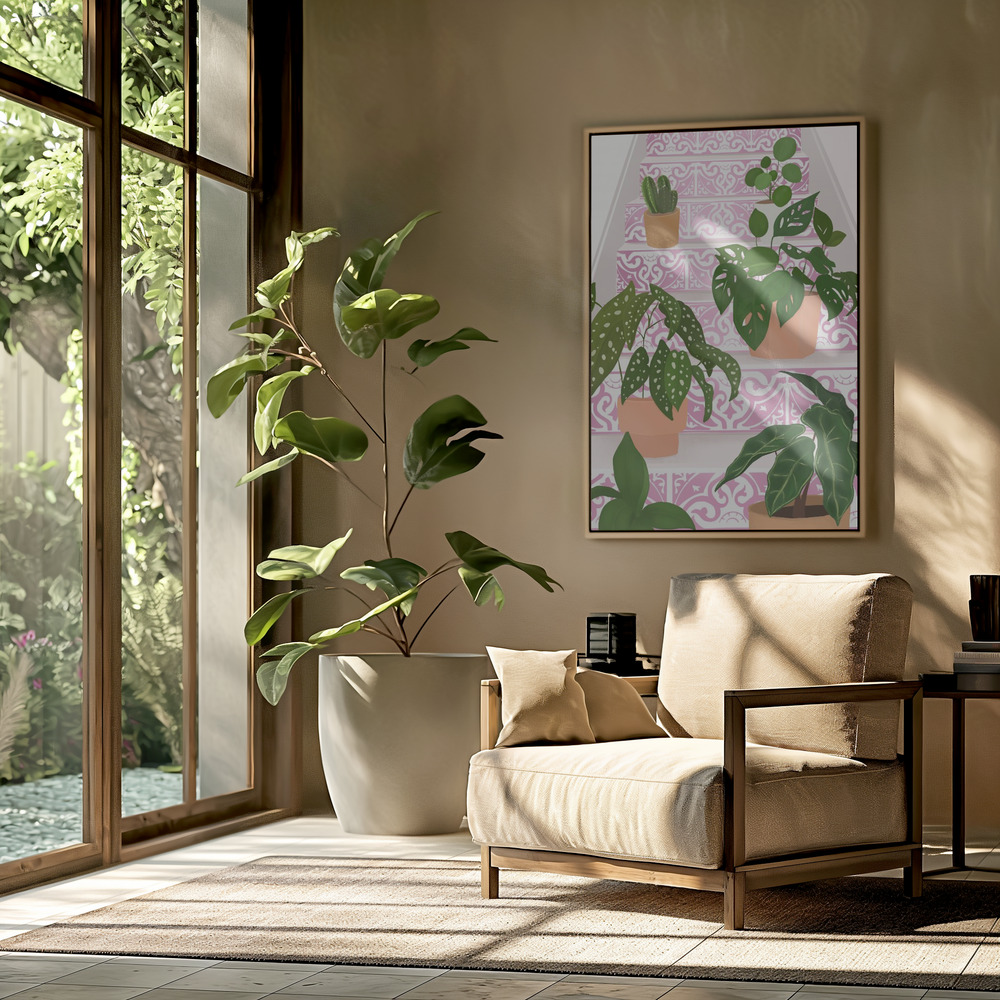 Toile - Plants dans le salon