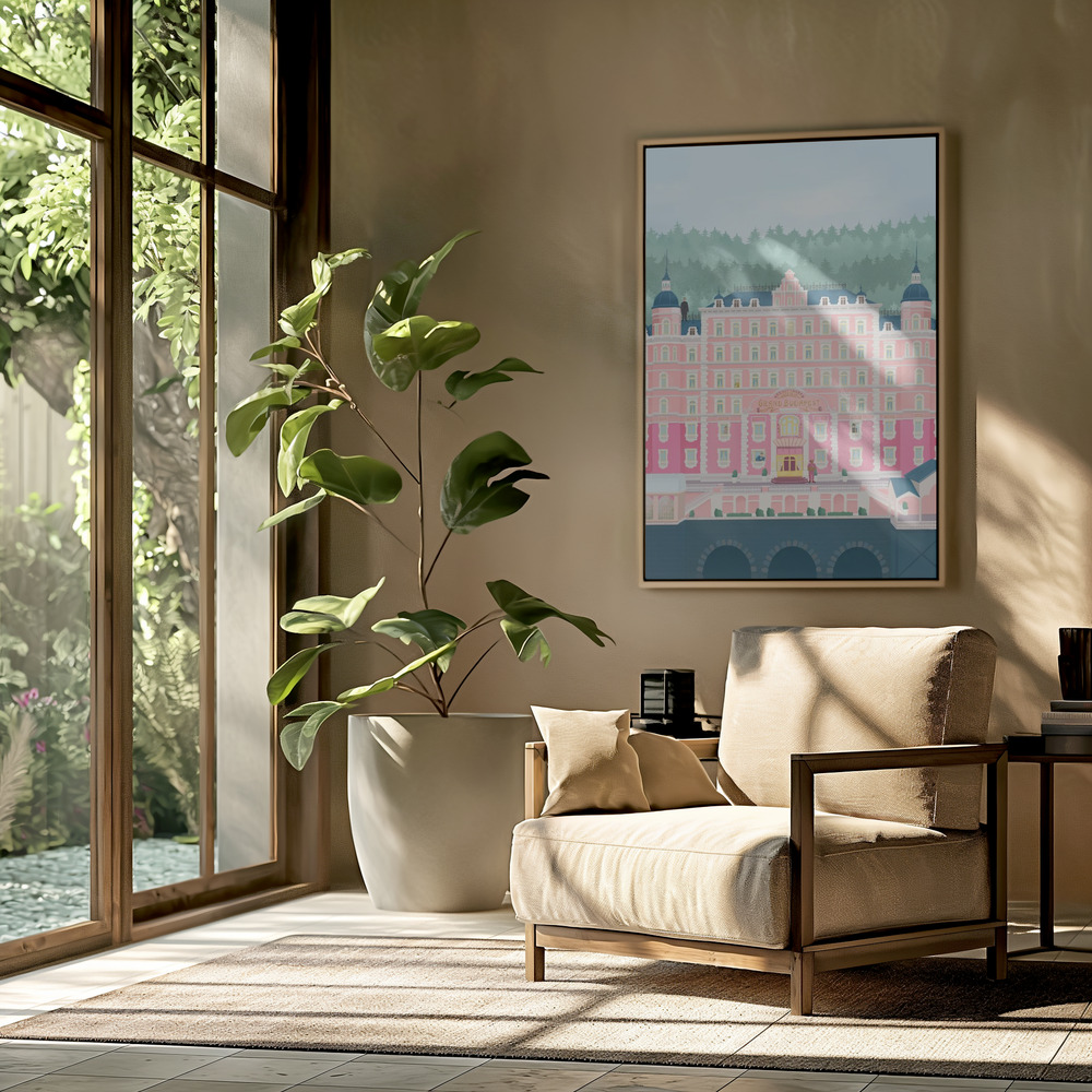 Leinwandbild - The Grand Budapest Hotel in der Wohnstube