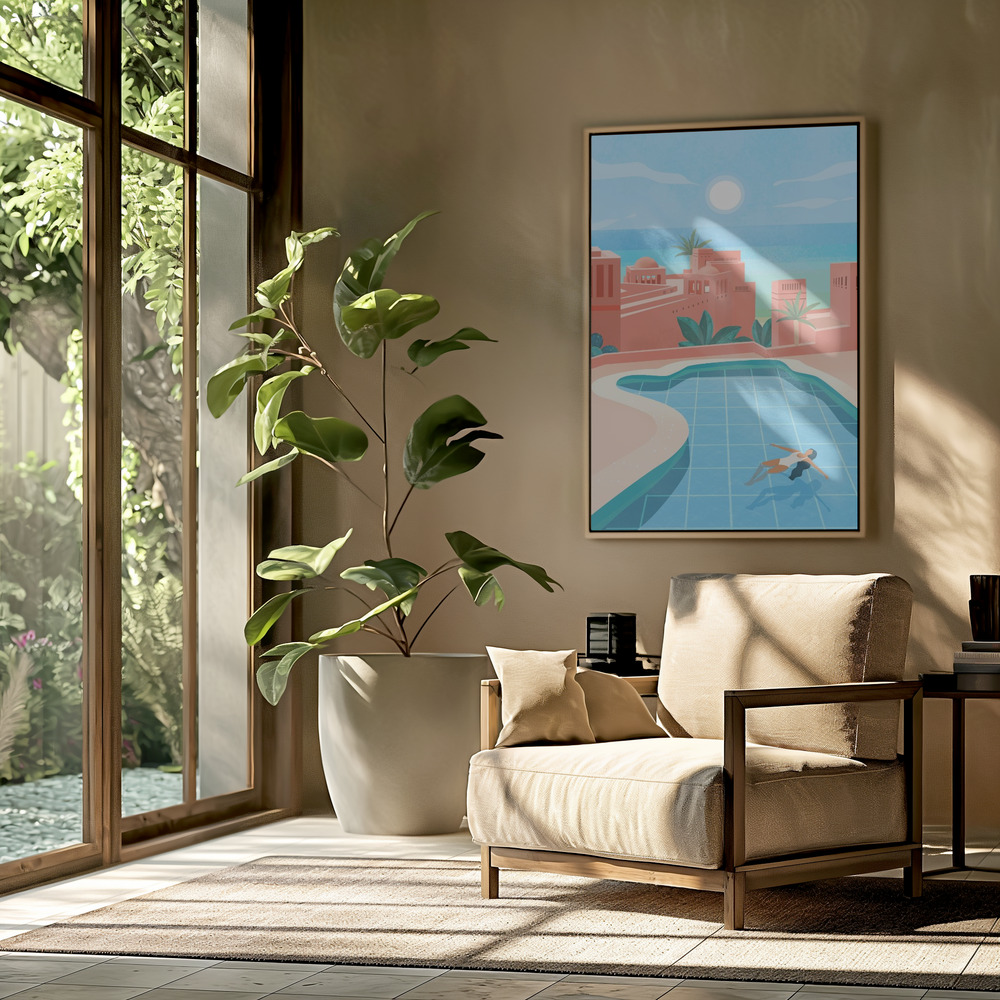 Toile - Tenerife dans le salon