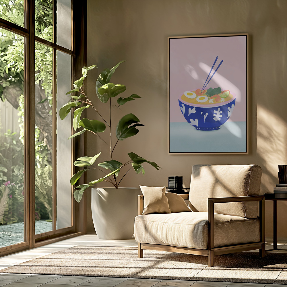 Toile - Ramen Bowl dans le salon