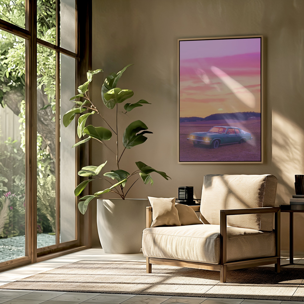 Lienzo - Serene View en el salón