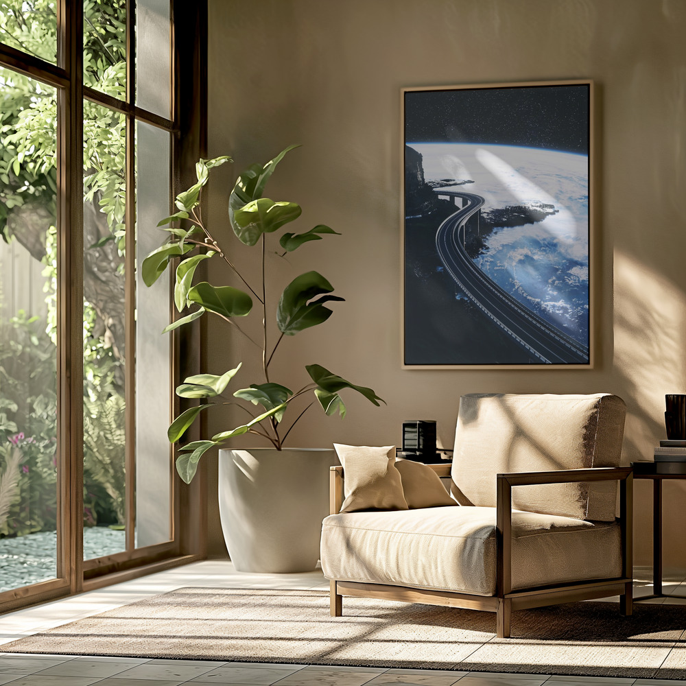 Canvas print - Road To Infinity in the livingroom